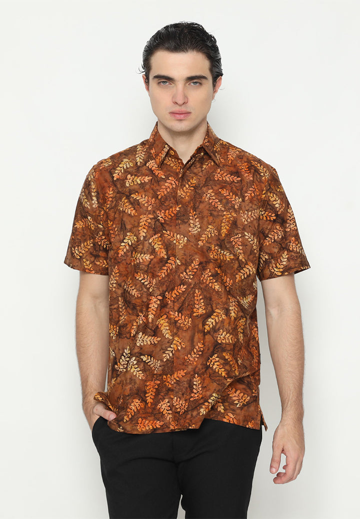 Signature Hadinata Batik Pria Kemeja Pendek Cap Furing Dirandra