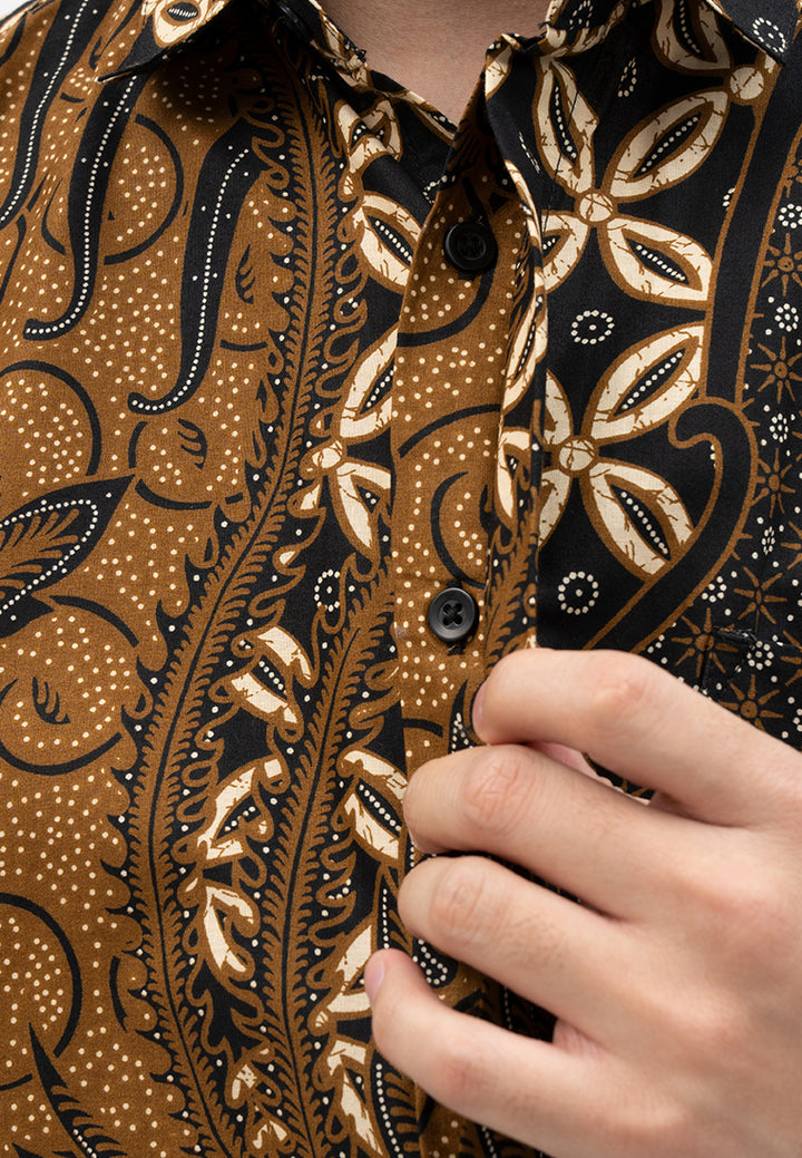 Hadinata Batik Pria Kemeja Pendek Manggala Manggala