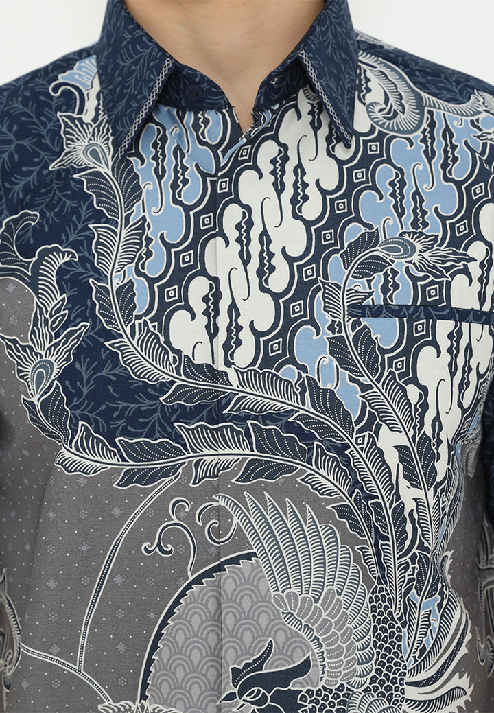 Hadinata Embroidery Batik Kemeja Pendek Jaya Jiva