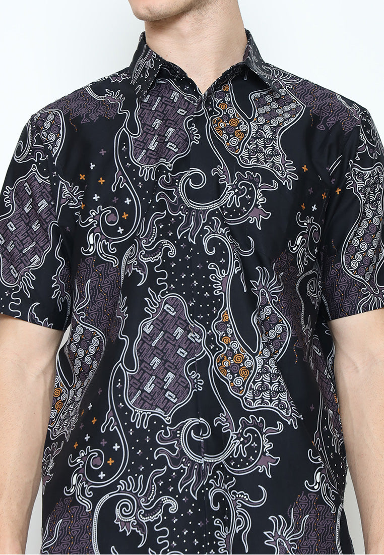 Hadinata Batik Kemeja Pendek Superfine Dipta Dianira