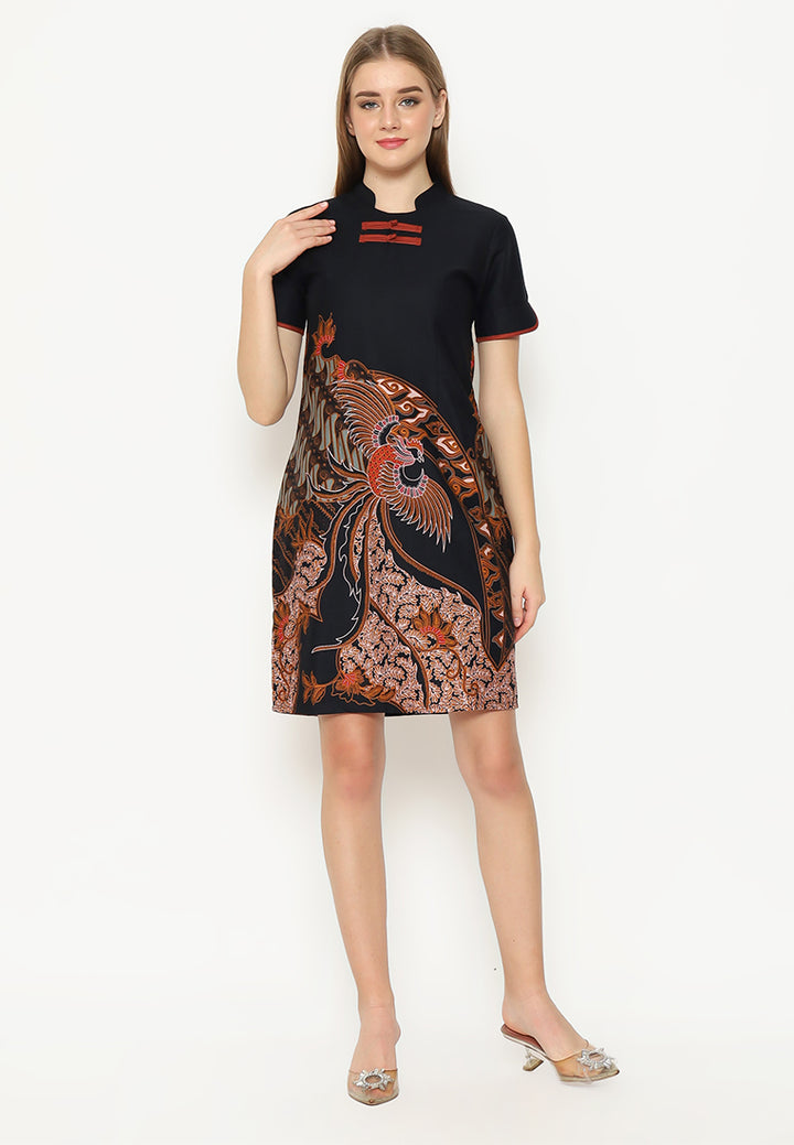 Hadinata Batik Wanita Superfine Dress Furing Rania Raditya