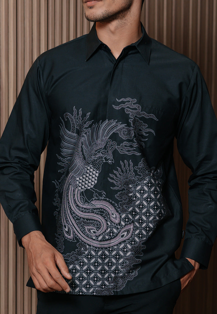 Hadinata Batik Kemeja Panjang Furing Superfine Zidan Zanaya