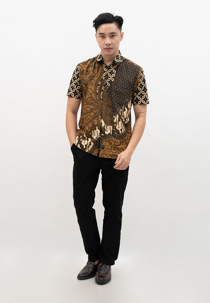 Hadinata Batik Pria Kemeja Pendek Manggala Manggala