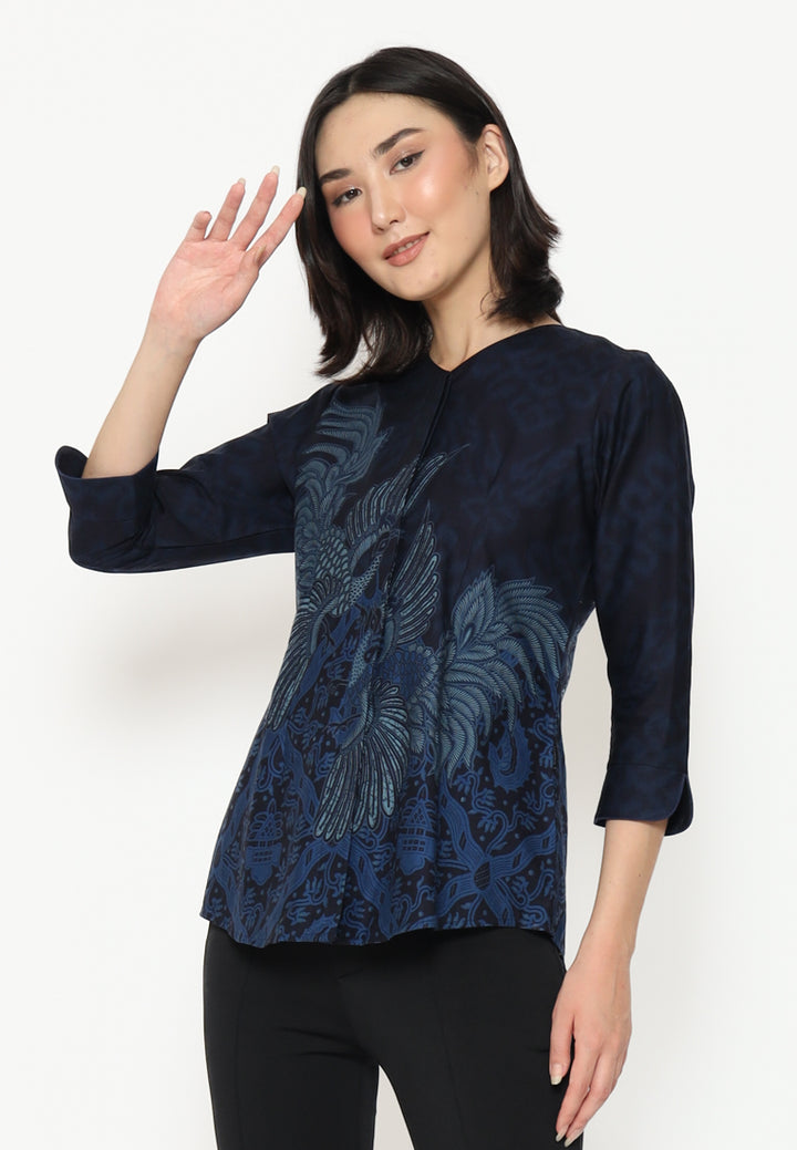 Hadinata Batik Wanita Superfine Blouse Salma Sidharta
