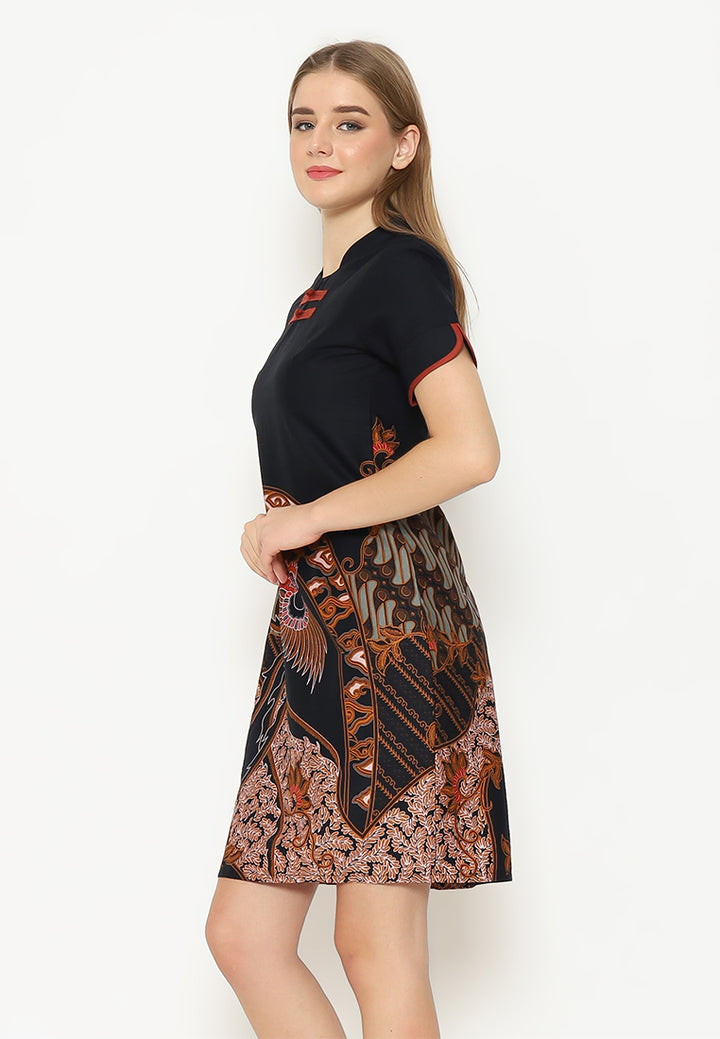 Hadinata Batik Wanita Superfine Dress Furing Rania Raditya