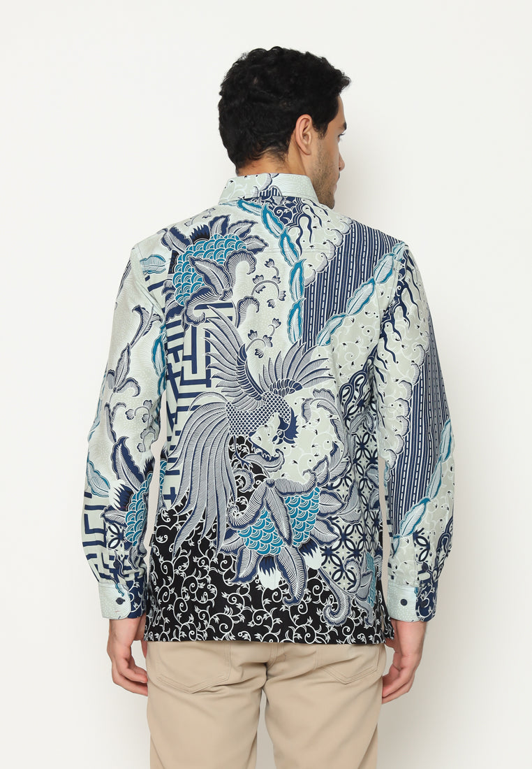 Hadinata Batik Pria Kemeja Panjang Smith