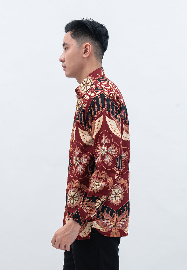Hadinata Batik Pria Kemeja Panjang Furing Arief Amanda