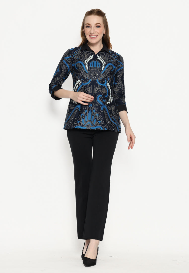 Hadinata Batik Wanita Blouse Zena Zack
