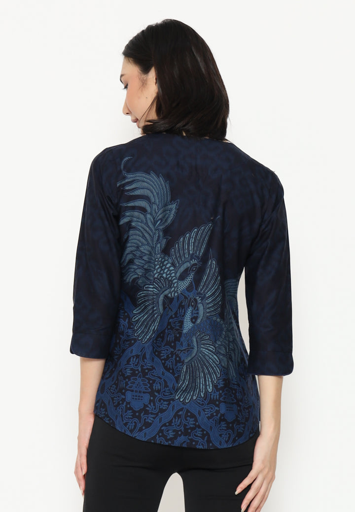 Hadinata Batik Wanita Superfine Blouse Salma Sidharta