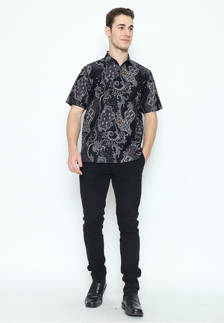 Hadinata Batik Kemeja Pendek Superfine Dipta Dianira