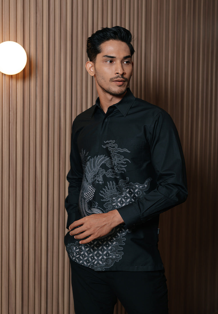 Hadinata Batik Kemeja Panjang Furing Superfine Zidan Zanaya
