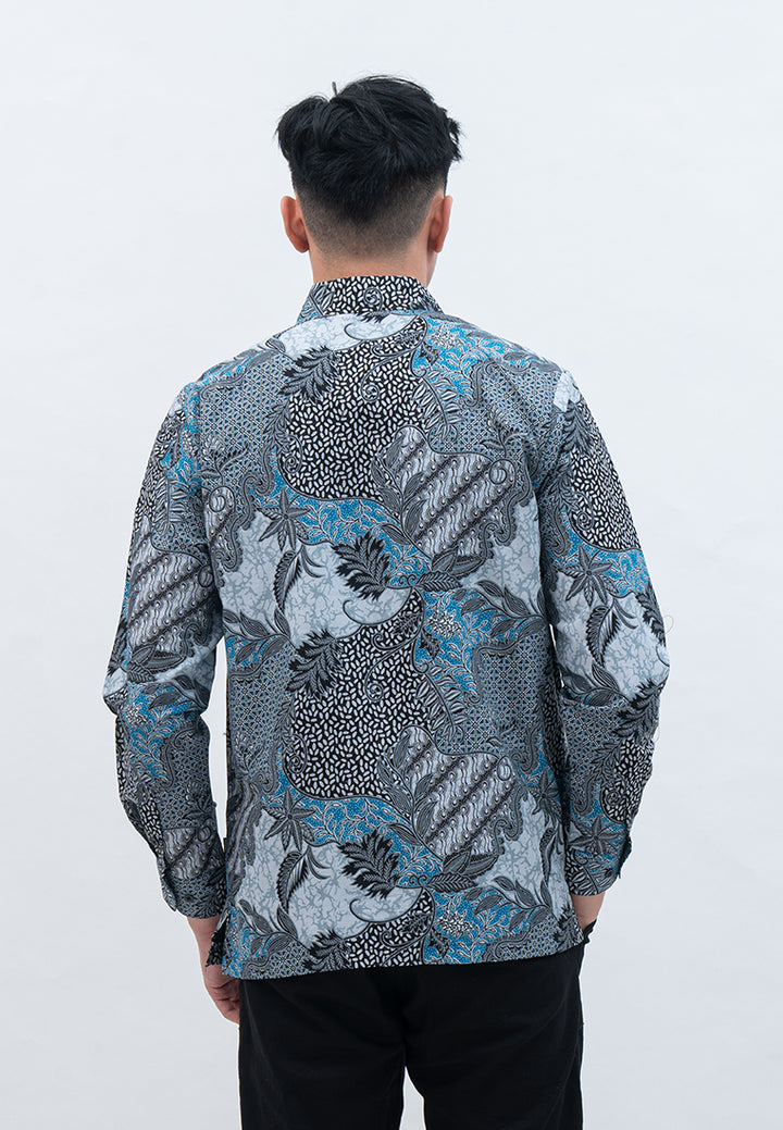Hadinata Batik Pria Kemeja Panjang Furing Laksamana Laksmi