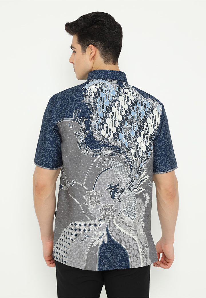 Hadinata Embroidery Batik Kemeja Pendek Jaya Jiva