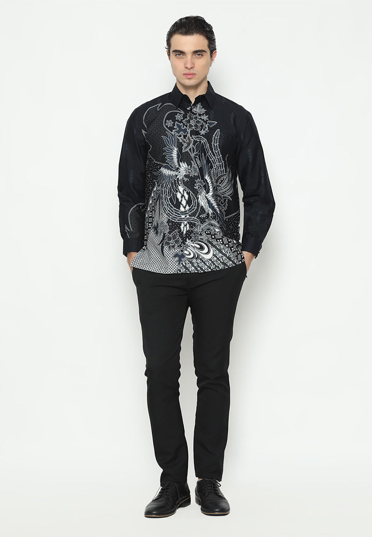 Hadinata Batik Premium Kemeja Panjang Furing Superfine Prakash P