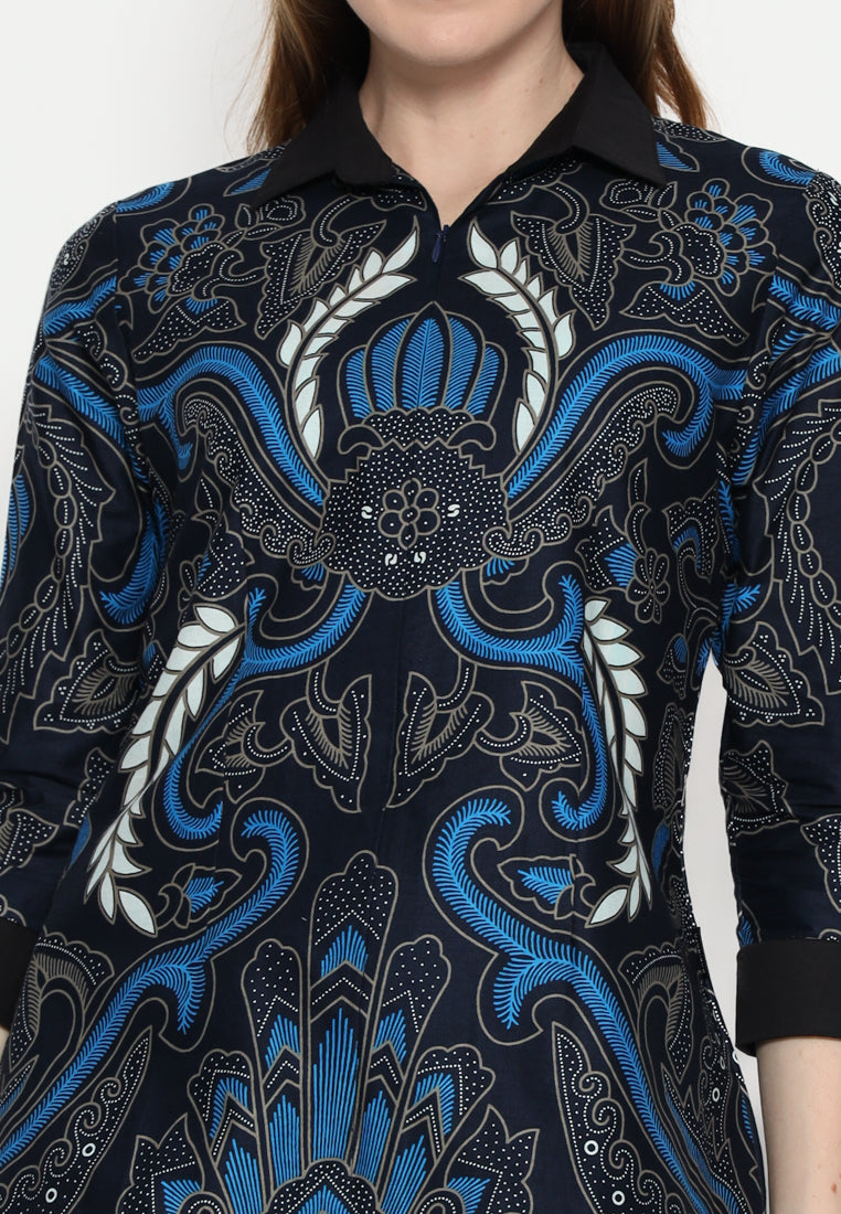Hadinata Batik Wanita Blouse Zena Zack