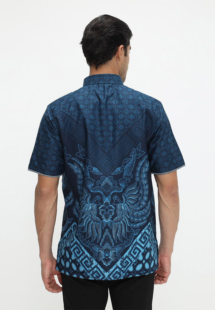 Hadinata Embroidery Batik Kemeja Pendek Yudisthira