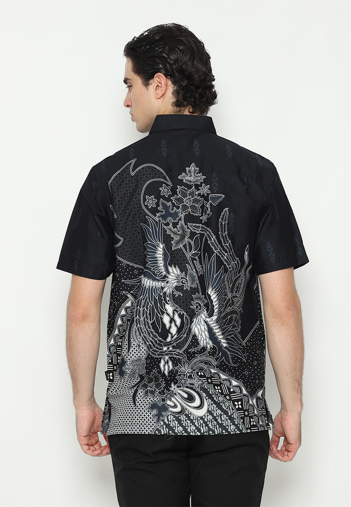 Hadinata Batik Premium Pria Kemeja Pendek Prakash Pritha