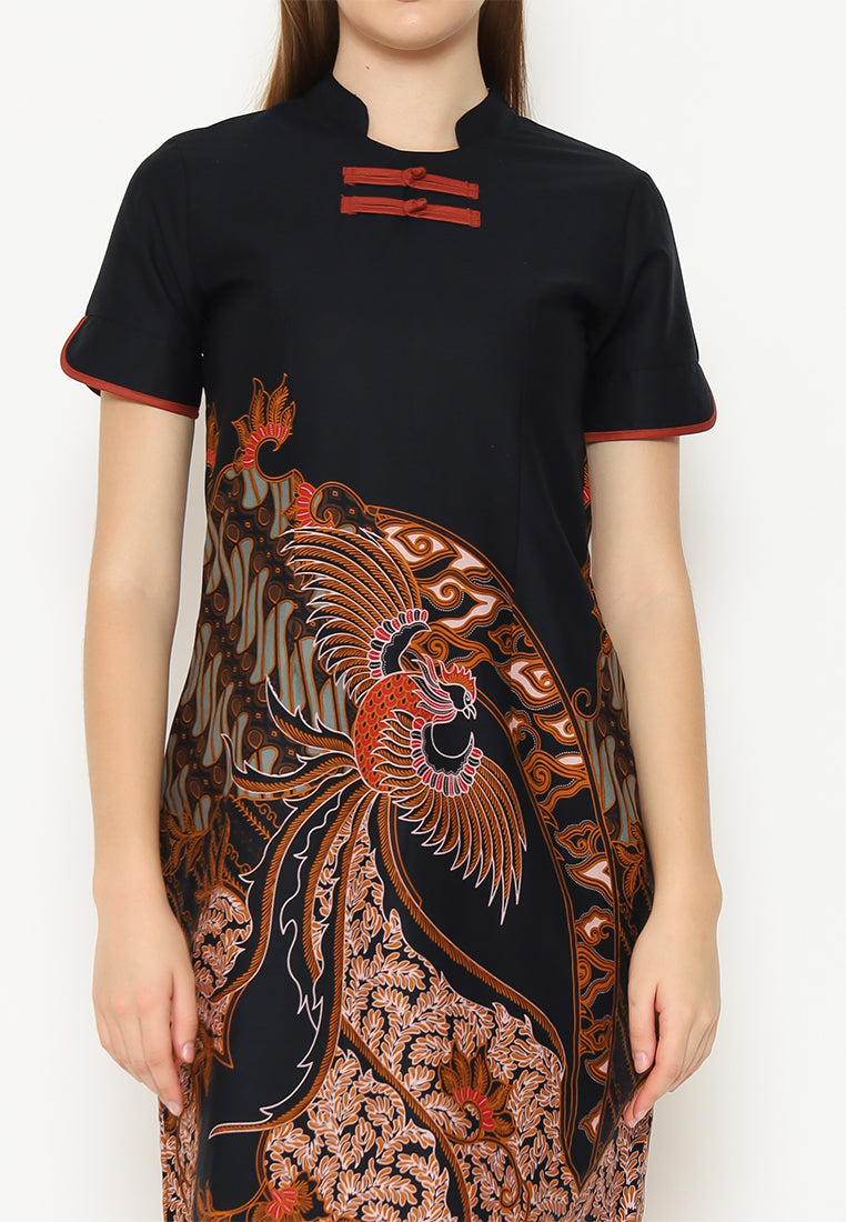 Hadinata Batik Wanita Superfine Dress Furing Rania Raditya