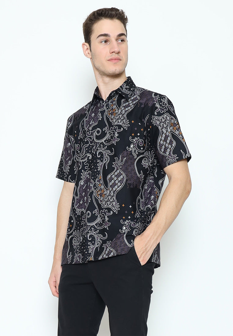 Hadinata Batik Kemeja Pendek Superfine Dipta Dianira
